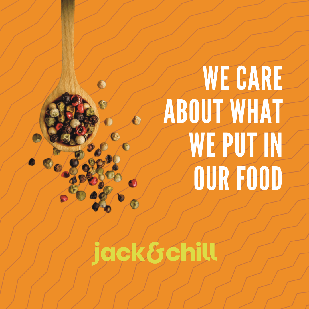 We care about what we put in our food